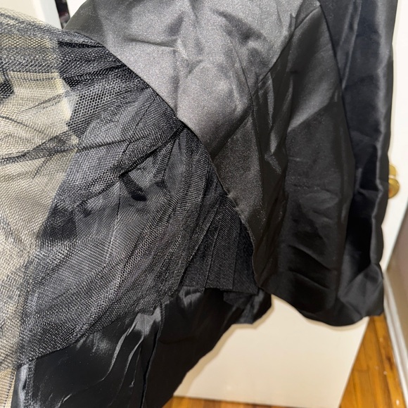 (NWT) Adrianna Papell Black Sleeveless Tea-Length Fit & Flare Dress – Size 12 - Picture 5 of 9